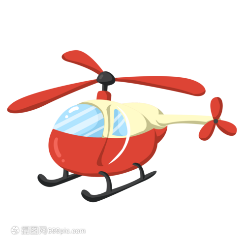 儿童节礼物红色直升机玩具