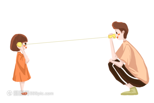 玩纸杯电话传声筒