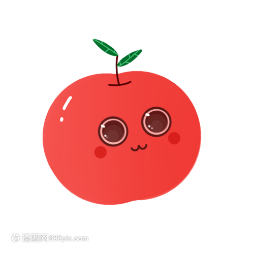 卡通可爱苹果表情