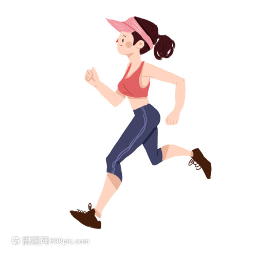 全民健身元素素材