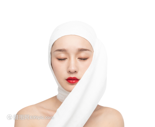 女性整容整形纱布
