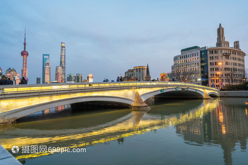 上海苏州河城市景观