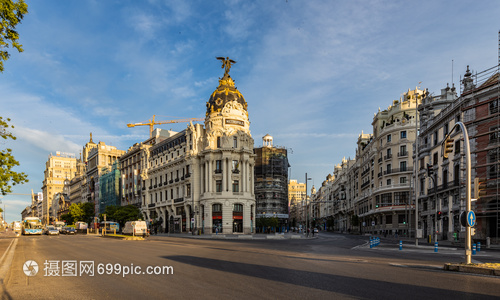 马德里著名商业街格兰大道