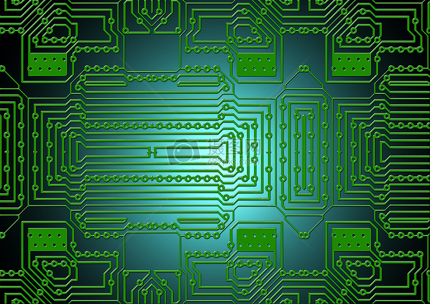 pcb板设计图|时尚电路板矢量图案设计图