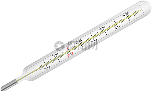 温度计20°矢量图