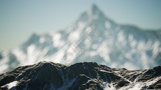 阿尔卑斯山脉的冬季景观山中的冬季景观图片