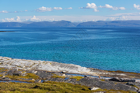 挪威北部风景如画的风景图片
