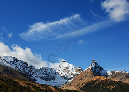 夏季加大落基山脉风景如画的山景图片