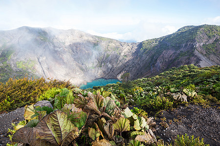 中美洲哥斯达黎加美丽的山脉景观图片