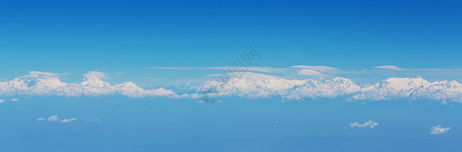 日落时分,尼泊尔喜马拉雅山,坎钦琼加峰的风景图片