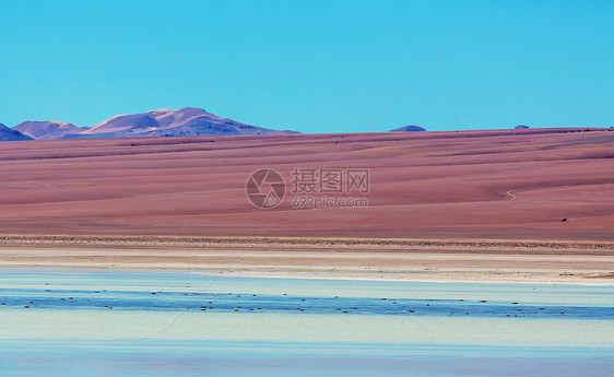 玻利维亚高原寻常的山脉景观旅行冒险南美洲图片