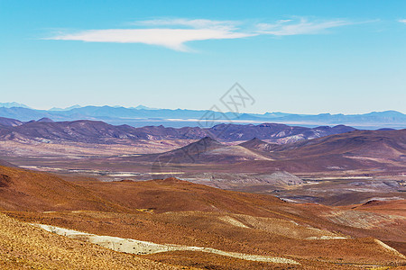 玻利维亚高原寻常的山脉景观旅行冒险南美洲图片