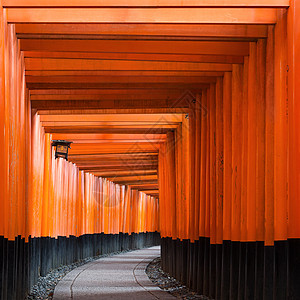 日本京都的FushimiInariTaisha神社的Ver百万托里路径日本京都的FushimiInariTaisha神社图片