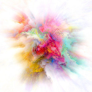 色彩情感系列色彩爆炸想象力创造力艺术等方面的安排图片