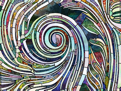 彩色碎片装饰光谱纹理彩色玻璃系列的统以碎片化艺术诗歌的统为,由色彩纹理碎片的图案成的艺术抽象背景
