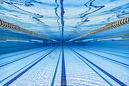 奥林匹克游泳池水下背景图片