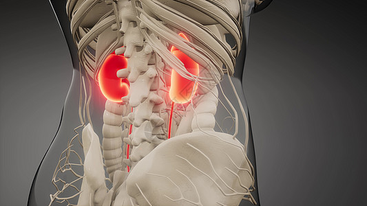三维医学上准确地说明了肾脏医学上准确地说明肾脏高清图片