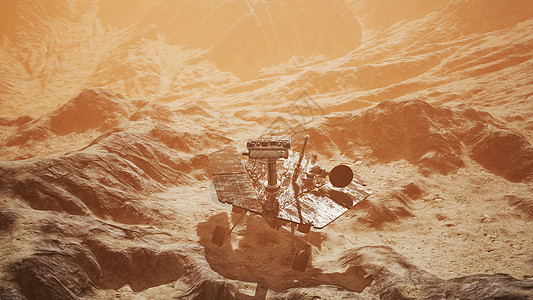 探索红色星球表面的机会火星这张图片的元素由美国宇航局提供机会火星探索红色星球的表面图片