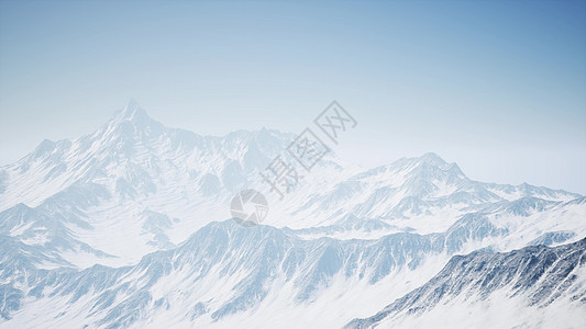 矢量山冬季挪威北部的北极山脉背景