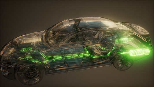 汽车排气系统透明汽车中可见汽车上可见的排气系统图片
