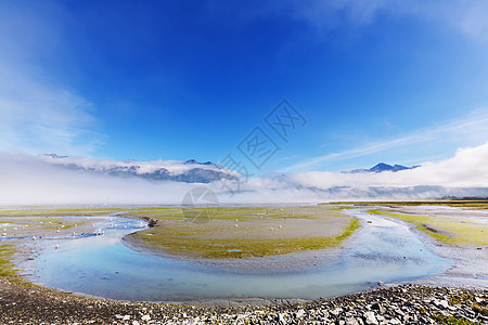 美国阿拉斯加寻常的夏季景观图片