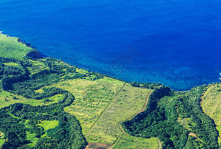 美国夏威夷毛伊岛的鸟瞰图图片