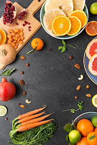 健康饮食,素食,饮食烹饪同的蔬菜水果石板桌上石板桌上同的蔬菜水果背景图片