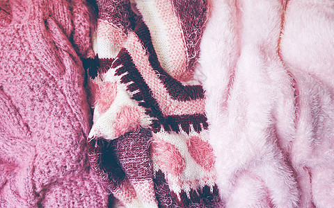 粉红色的漂亮羊毛衫图片