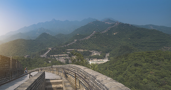 中国长城山脉的景色图片