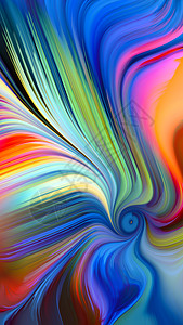 抽象油漆液体屏幕系列充满活力的色调梯度的背景,用于艺术技术项目背景图片