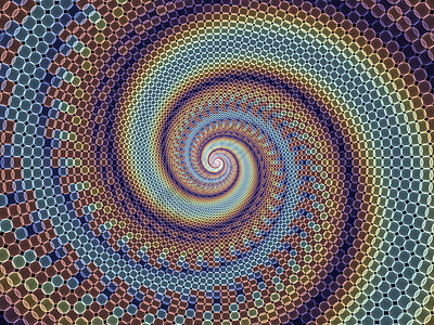 数学科学学科上紧密螺旋模式的小圆圈背景图片
