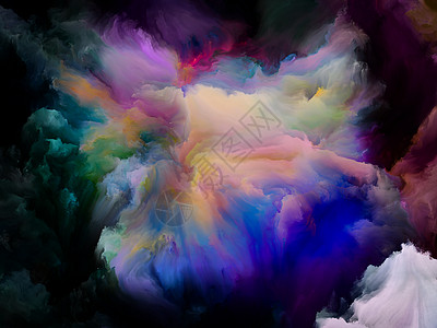 油漆纹理彩色梦想系列梯度光谱色调的成与想象力创造力艺术绘画关图片