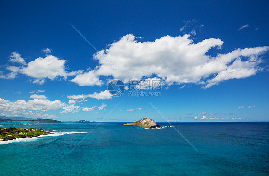 瓦胡岛夏威夷瓦胡岛美丽的风景