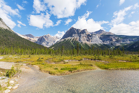 加大山脉夏天风景如画的加大山脉图片