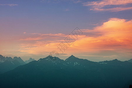 贝克山地区mt贝克娱乐活动区,华盛顿,美国图片