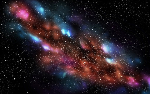 流星许愿,天空天文学恒星星系夜空插图太空夜空中的恒星星系背景