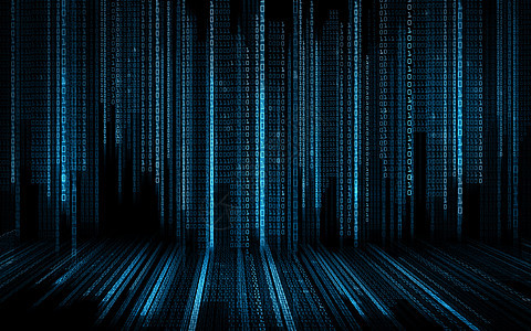 技术,未来,编程矩阵黑色蓝色进制系统代码背景黑色蓝色进制系统代码背景图片