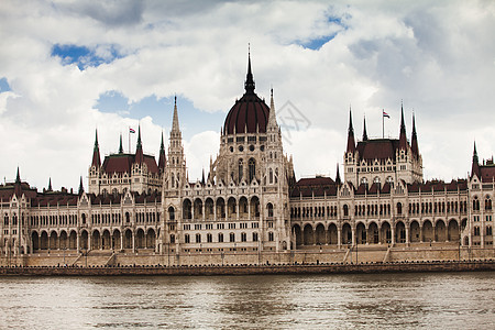 匈牙利,布达佩斯议会大楼的景色匈牙利的首都高清图片