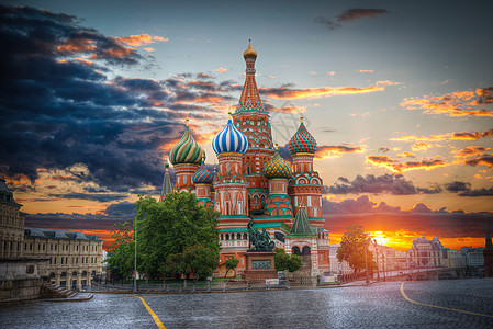 巴西尔大教堂莫斯科红色广场上的座东正教教堂,座著名的俄罗斯建筑纪念碑巴西尔大教堂图片