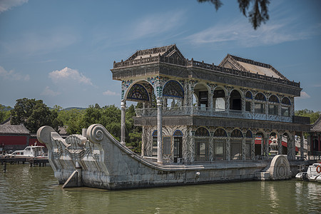 石船北京夏季皇宫石船北京图片