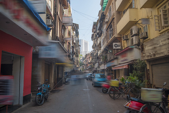 孟买,以前的孟买印度西部的个城市,位于阿拉伯海岸马哈拉施特拉邦公民中心贫民窟贫民窟图片