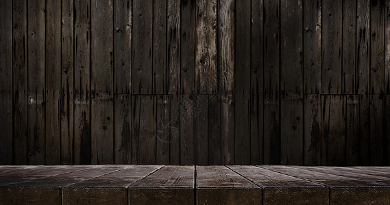 木桌略模糊的木墙木制房间桌子背景图片