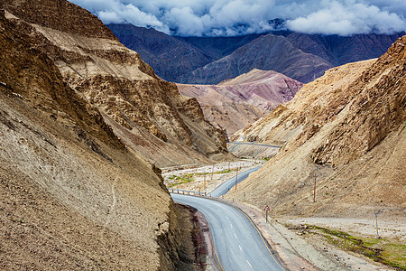喜马拉雅山公路nh1公路拉达克,喜马拉雅山的SrinarLeh国道nh1拉达克,图片