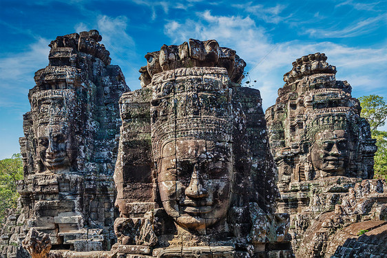 柬埔寨吴哥巴音寺古石柬埔寨吴哥巴音寺的孔图片