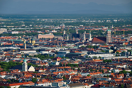 城市俯瞰图景观鲁克伦科自然高清图片
