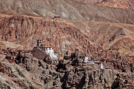 巴斯修道院巴索贡帕佛教寺院拉达克,巴索修道院拉达克,背景