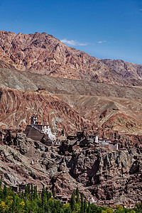 巴斯修道院巴索贡帕佛教寺院拉达克,巴索修道院拉达克,背景