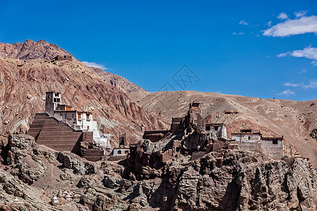 巴斯修道院巴索贡帕佛教寺院拉达克,巴索修道院拉达克,背景