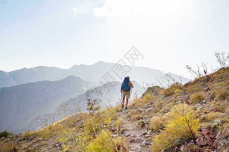乌兹别克斯坦的钦根山徒步旅行图片