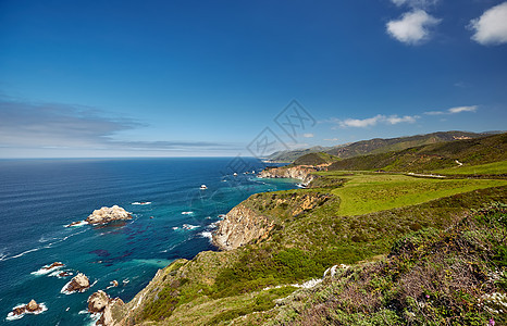 美国加州太平洋海岸景观图片